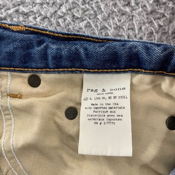 Rag & bone distressed boyfriend short Women 30 Rebel Jean - Picture 6 of 15